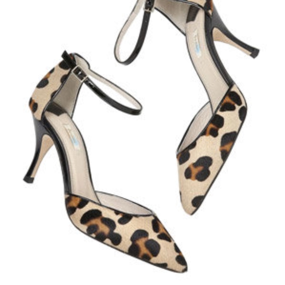 Boden leopard party heel